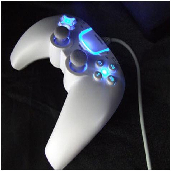 Ảnh nhỏ của Tay cầm chơi game Nazar V44 trắng usb có dây Tay cầm chơi game Nazar V44 trắng usb có dây