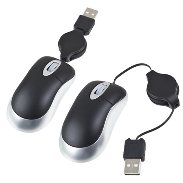 Ảnh nhỏ của Chuột quang có dây rút cổng USB kết nối với máy tính laptop cho văn phòng Chuột quang có dây rút cổng USB kết nối với máy tính laptop cho văn phòng