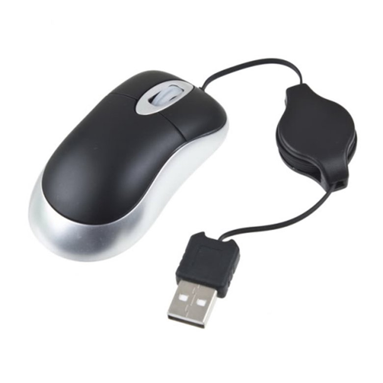 Ảnh nhỏ của Chuột quang có dây rút cổng USB kết nối với máy tính laptop cho văn phòng Chuột quang có dây rút cổng USB kết nối với máy tính laptop cho văn phòng