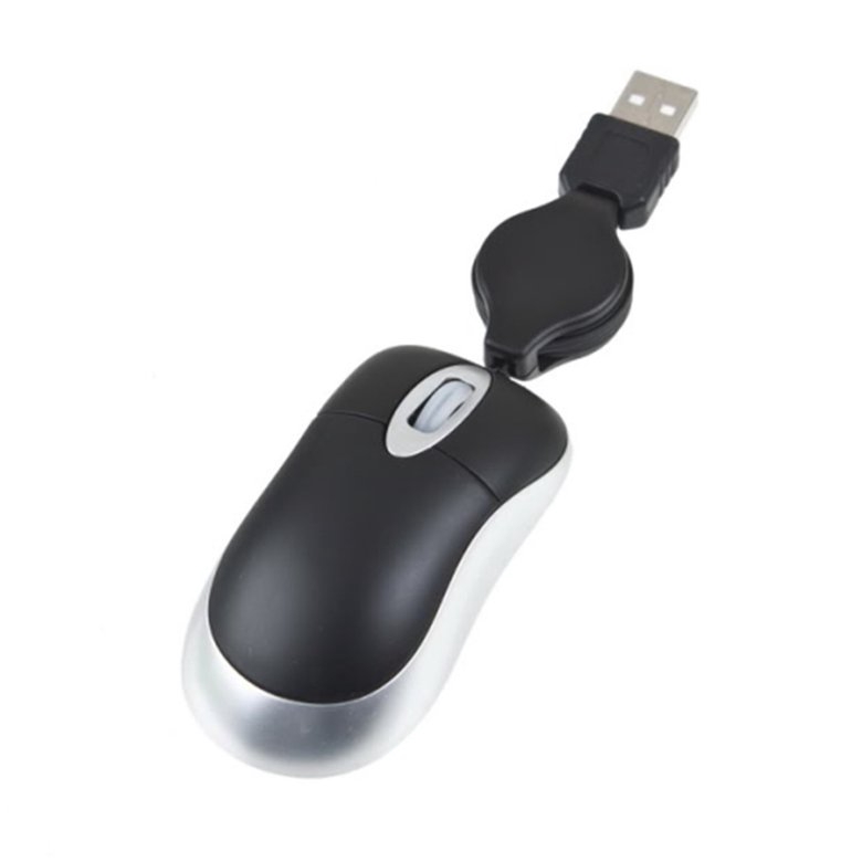 Ảnh nhỏ của Chuột quang có dây rút cổng USB kết nối với máy tính laptop cho văn phòng Chuột quang có dây rút cổng USB kết nối với máy tính laptop cho văn phòng