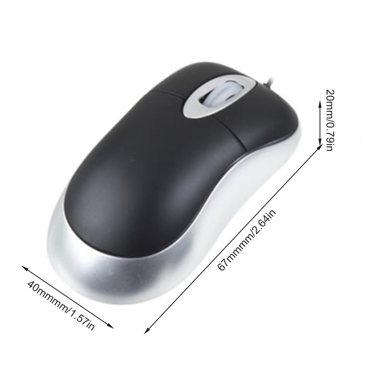 Ảnh nhỏ của Chuột quang có dây rút cổng USB kết nối với máy tính laptop cho văn phòng Chuột quang có dây rút cổng USB kết nối với máy tính laptop cho văn phòng