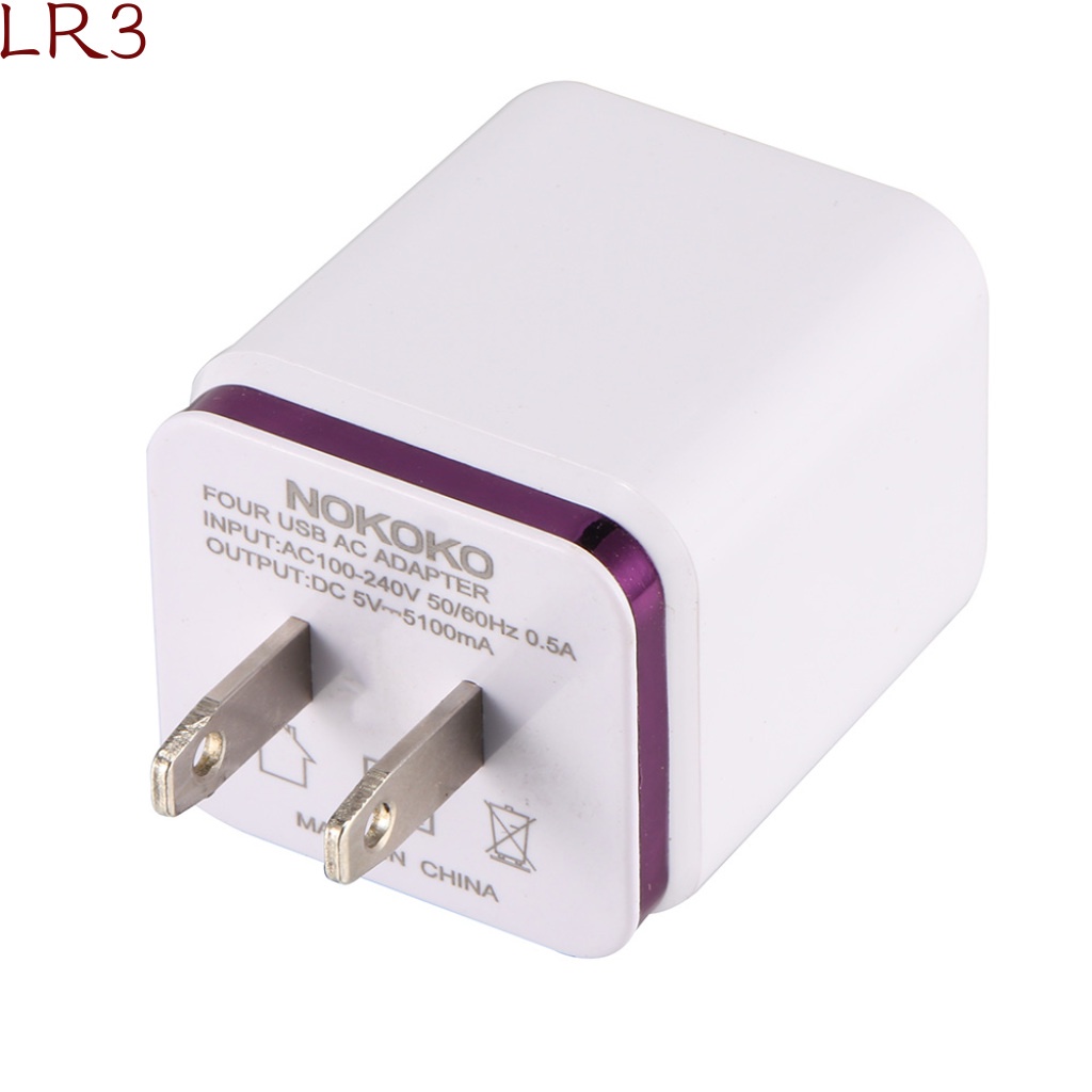 Ảnh nhỏ của Củ Sạc 5.1A với 4 trong 1 Cổng Usb Cho Điện Thoại IPAD TABLET Củ Sạc 5.1A với 4 trong 1 Cổng Usb Cho Điện Thoại IPAD TABLET