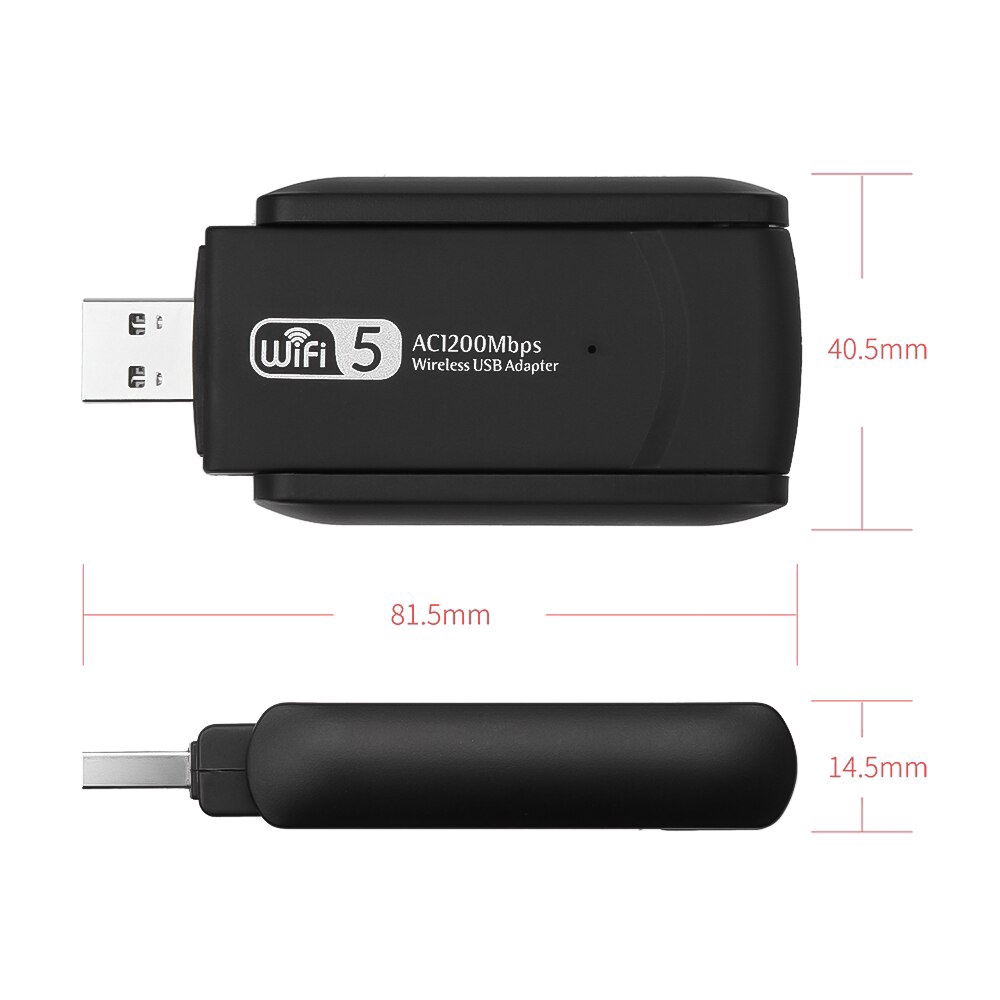 Ảnh nhỏ của Ăng Ten Thu Sóng Wifi 1200mbps 5ghz 2.4ghz 802.11ac Rtl8812Bu Tiện Dụng Ăng Ten Thu Sóng Wifi 1200mbps 5ghz 2.4ghz 802.11ac Rtl8812Bu Tiện Dụng