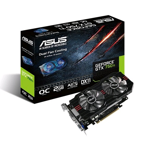 Card màn hình ASUS GTX 750Ti 2gb 128 bits GDDR5 - VGA Card - GPU NVIDIA - Thẻ đồ hoạ - Đã sử dung second hand như mới