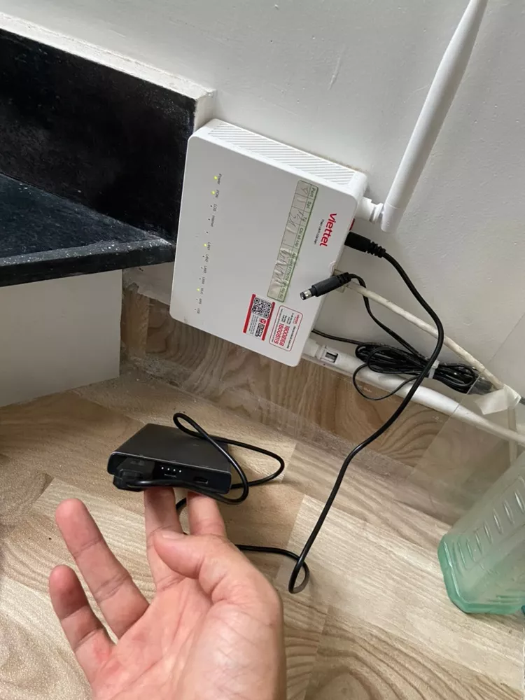 Cáp chuyển đổi điện áp DC 5V sang DC 9V / 12V đầu cắm USB 2.1x5.5mm