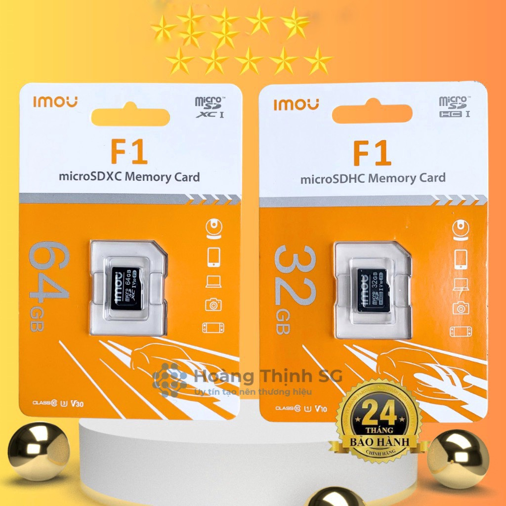 Thẻ nhớ 32GB 64GB IMOU MicroSD - Hàng chính hãng