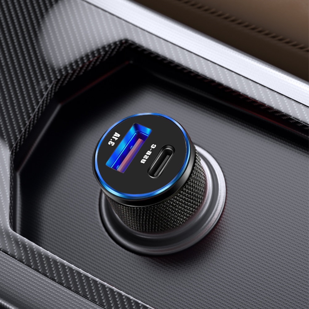 Ảnh nhỏ của Tẩu Sạc Nhanh 15W 2 cổng USB Type-C Màu Đen Đa Năng Cho Xe Hơi Ô Tô Tẩu Sạc Nhanh 15W 2 cổng USB Type-C Màu Đen Đa Năng Cho Xe Hơi Ô Tô
