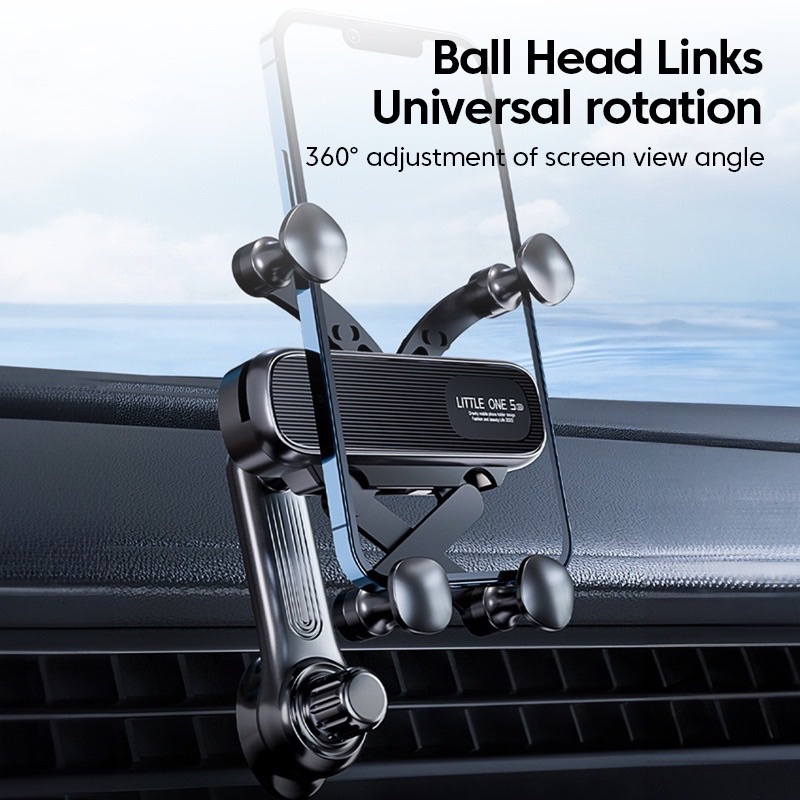 Giá đỡ điện thoại gắn cửa điều hòa không khí xe hơi ô tô car xoay 360 độ tiện dụng 2024