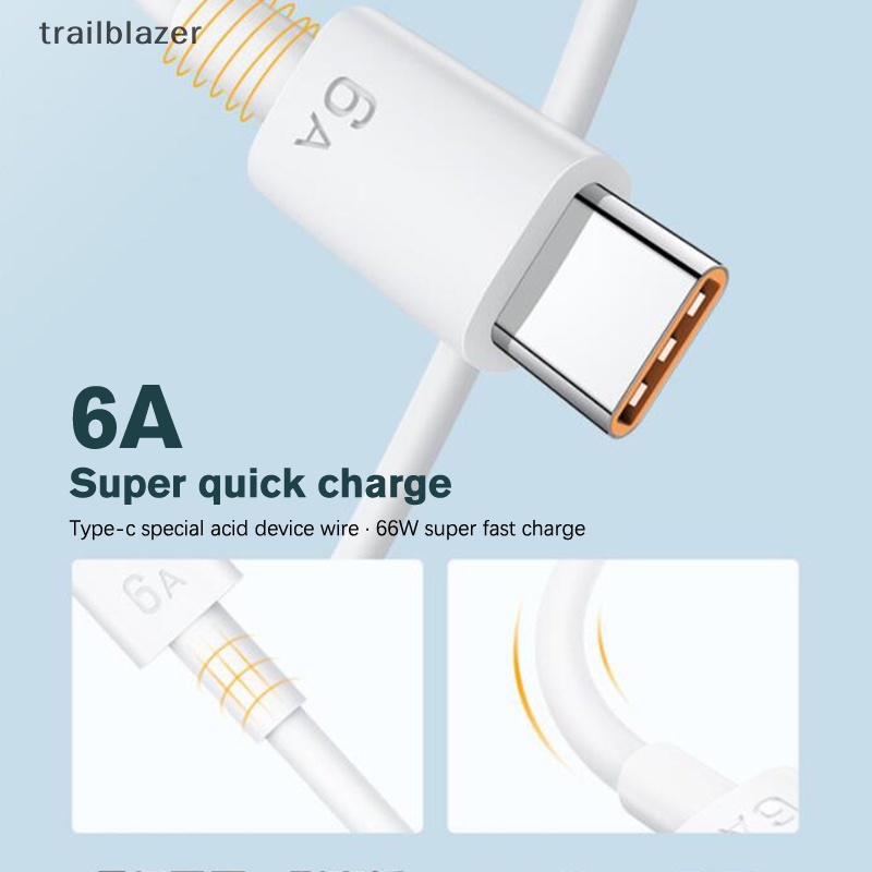 Dây Cáp Sạc Nhanh usb type-c dài 1.5m 6A 66W Cho xiaomi samsung huawei Mới