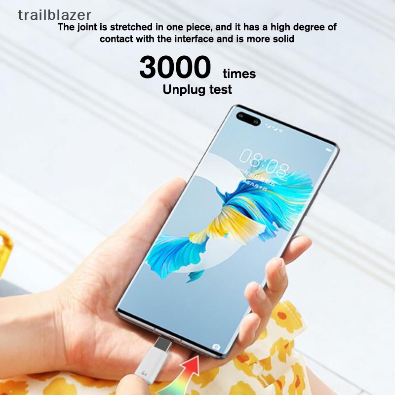 Ảnh nhỏ của Dây Cáp Sạc Nhanh usb type-c dài 1.5m 6A 66W Cho xiaomi samsung huawei Mới Dây Cáp Sạc Nhanh usb type-c dài 1.5m 6A 66W Cho xiaomi samsung huawei Mới