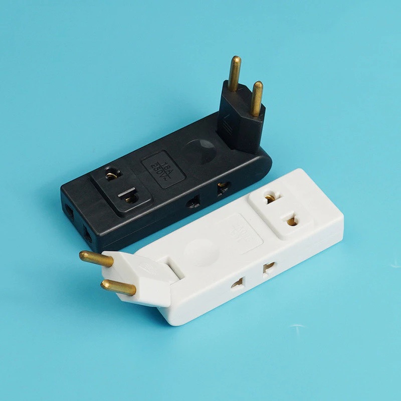Ổ cắm điện nối dài 4 chổ cắm trong 1 chuẩn EU 2500W 180 độ tiện xài ở nhà hay du lịch