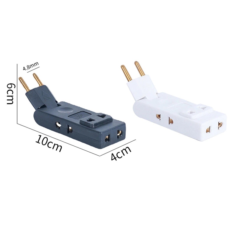 Ổ cắm điện nối dài 4 chổ cắm trong 1 chuẩn EU 2500W 180 độ tiện xài ở nhà hay du lịch