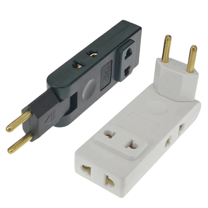 Ổ cắm điện nối dài 4 chổ cắm trong 1 chuẩn EU 2500W 180 độ tiện xài ở nhà hay du lịch