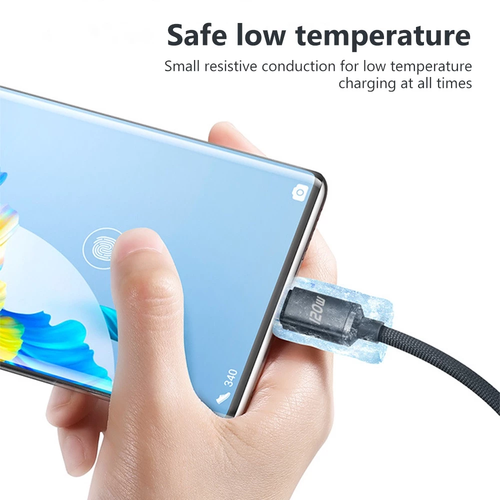 Ảnh nhỏ của Cáp 120W 2 đầu type C cho điện thoại di động sạc nhanh USB C dây sạc copy dữ liệu data nhanh Cáp 120W 2 đầu type C cho điện thoại di động sạc nhanh USB C dây sạc copy dữ liệu data nhanh
