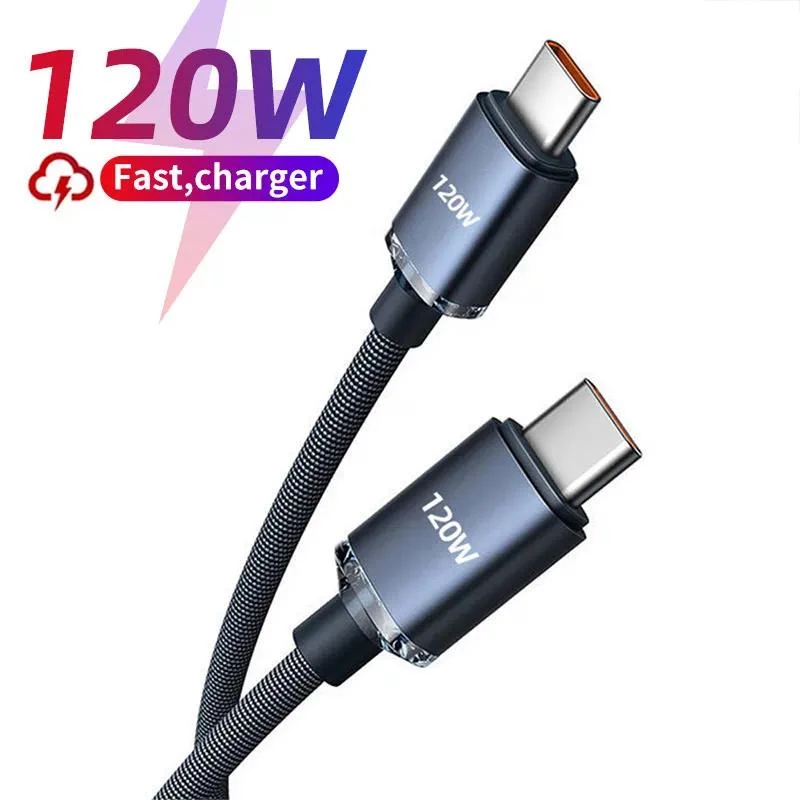 Ảnh nhỏ của Cáp 120W 2 đầu type C cho điện thoại di động sạc nhanh USB C dây sạc copy dữ liệu data nhanh Cáp 120W 2 đầu type C cho điện thoại di động sạc nhanh USB C dây sạc copy dữ liệu data nhanh