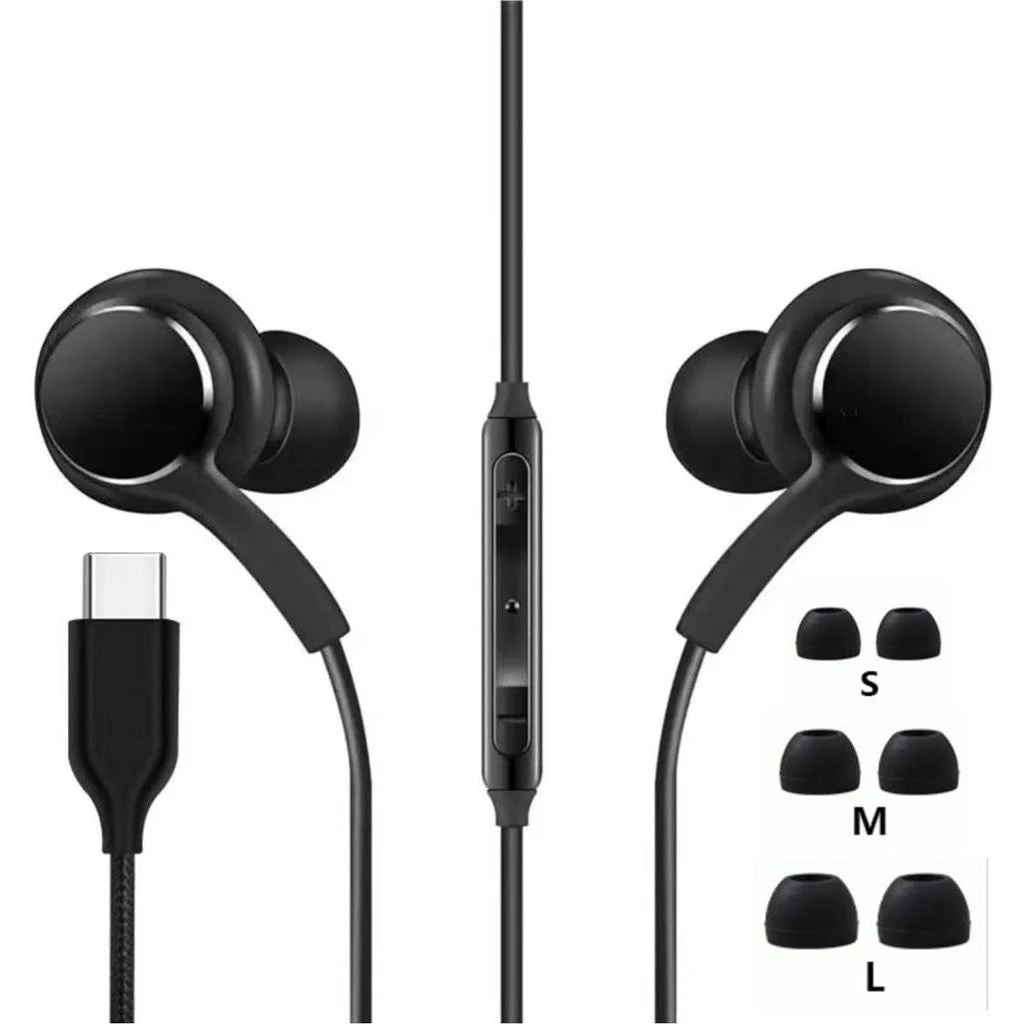 Ảnh nhỏ của Tai nghe USB-C type C có Micro nhét tai cho Samsung Galaxy S23 Ultra S22 S21 FE S20 Z Flip 3 Fold 4 A53 A54 headphone Tai nghe USB-C type C có Micro nhét tai cho Samsung Galaxy S23 Ultra S22 S21 FE S20 Z Flip 3 Fold 4 A53 A54 headphone