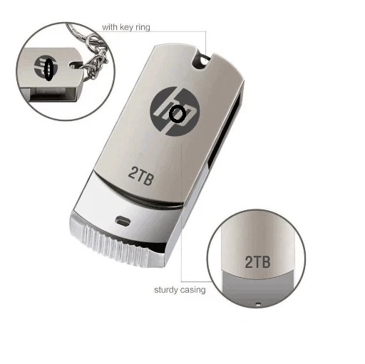 Ổ Đĩa flash Hp USB 3.0 2TB tốc độ cao bằng kim loại chống thấm nước