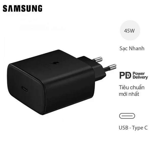 Ảnh nhỏ của Bộ sạc siêu nhanh PD 45W gồm đầu sạc và cáp sạc data cho Điện thoại sạc siêu nhanh USB C type C Bộ sạc siêu nhanh PD 45W gồm đầu sạc và cáp sạc data cho Điện thoại sạc siêu nhanh USB C type C