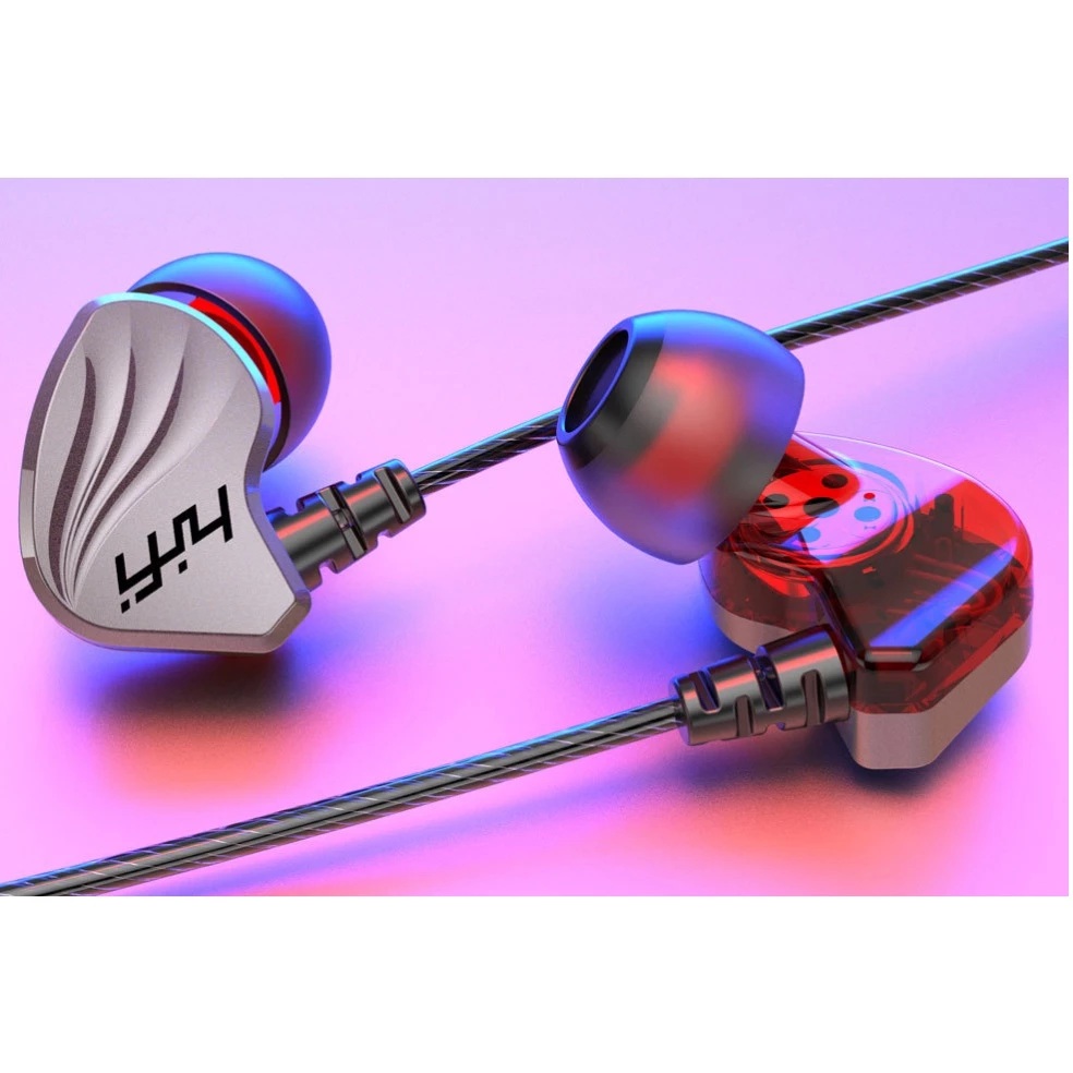 Tai nghe nhét tai HiFi S2000 Super Bass chống ồn cực tốt, âm thanh khủng, chơi game ngon Jack 3.5 mm