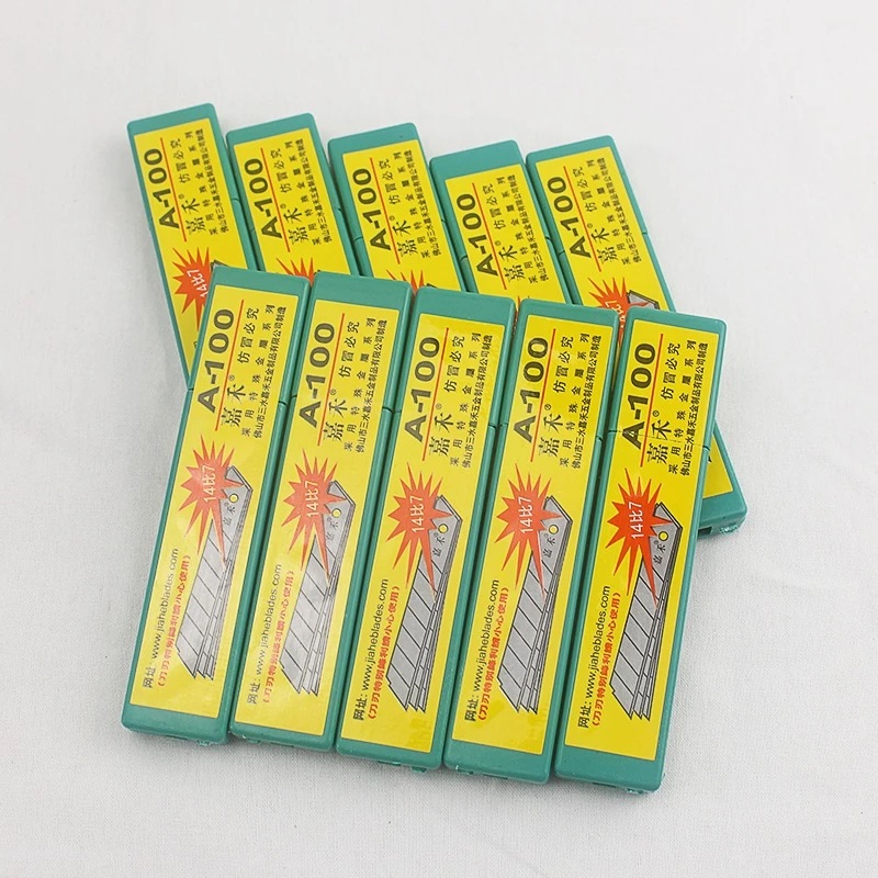 Ảnh nhỏ của COMBO 10 lưỡi dao rọc giấy cắt giấy loại lớn sắc bén COMBO 10 lưỡi dao rọc giấy cắt giấy loại lớn sắc bén