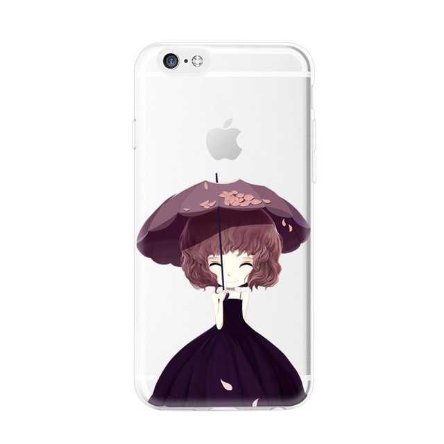Ốp lưng hình cô bé váy tím iphone 6 6s