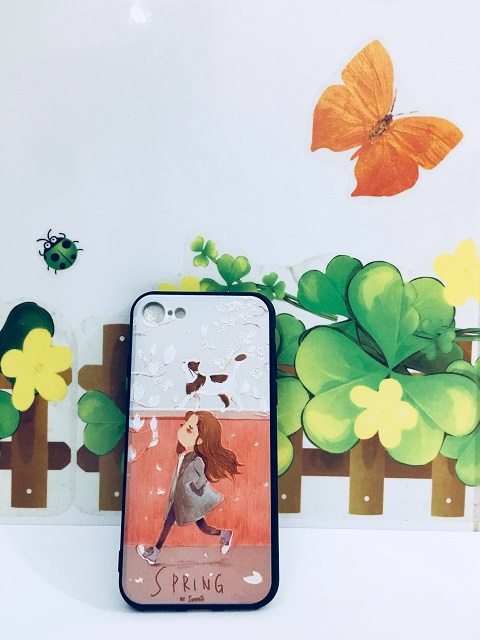 Ốp lưng Cô bé và mèo