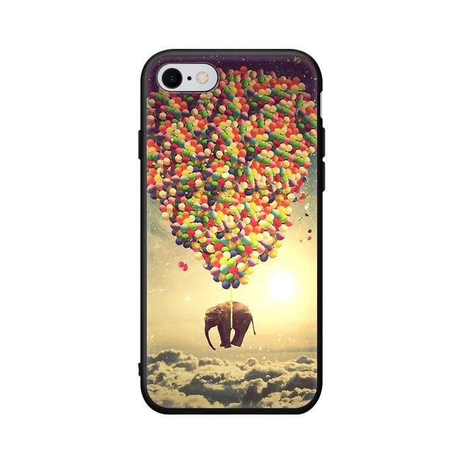 Ốp lưng voi đu bong bóng bay Iphone 5-5s-5se-6-6s-6 plus-6s plus-7-7 plus-8-8 plus